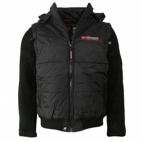 GEOGRAPHICAL NORWAY vesta pánská CRUMBERRY MEN 056 odepínací rukávy