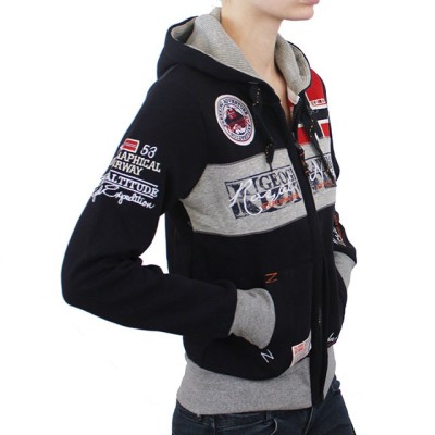 GEOGRAPHICAL NORWAY mikina dámská FLYER LADY s kapucí zapínání na zip