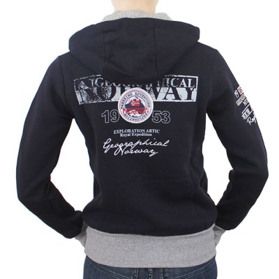 GEOGRAPHICAL NORWAY mikina dámská FLYER LADY s kapucí zapínání na zip