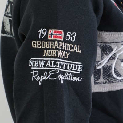 GEOGRAPHICAL NORWAY mikina dámská FLYER LADY s kapucí zapínání na zip