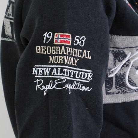 GEOGRAPHICAL NORWAY mikina dámská FLYER LADY s kapucí zapínání na zip