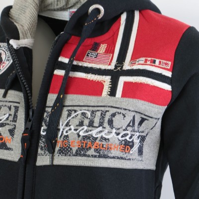 GEOGRAPHICAL NORWAY mikina dámská FLYER LADY s kapucí zapínání na zip