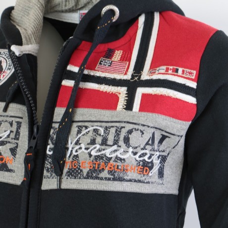 GEOGRAPHICAL NORWAY mikina dámská FLYER LADY s kapucí zapínání na zip