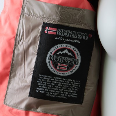 GEOGRAPHICAL NORWAY bunda dámská BAMBY LADY prošívaná s kapucí a sluchátky