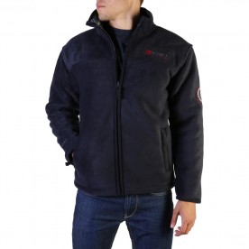 GEOGRAPHICAL NORWAY mikina pánská fleece USINE MEN s kožíškem