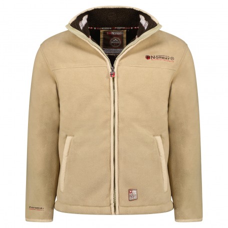 GEOGRAPHICAL NORWAY mikina pánská UBOLT s kožíškem