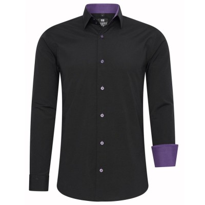 RUSTY NEAL košile pánská R-44 dlouhý rukáv slim fit