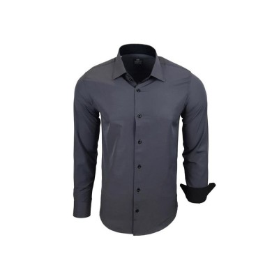 RUSTY NEAL košile pánská R-44 dlouhý rukáv slim fit