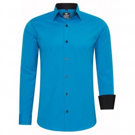 RUSTY NEAL košile pánská R-44 dlouhý rukáv slim fit