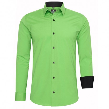 RUSTY NEAL košile pánská R-44 dlouhý rukáv slim fit