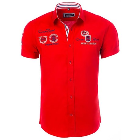 CARISMA košile pánská 9002 krátký rukáv slim fit