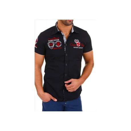 CARISMA košile pánská 9002 krátký rukáv slim fit