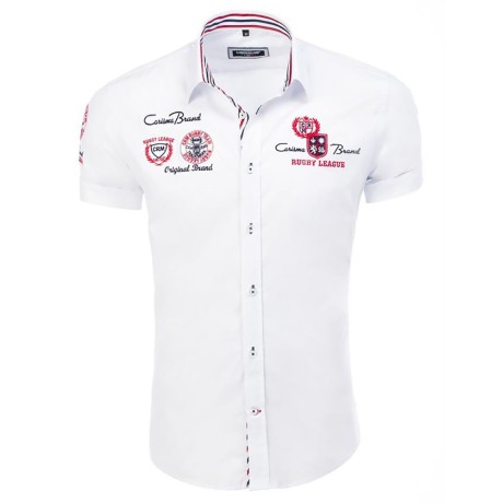 CARISMA košile pánská 9002 krátký rukáv slim fit