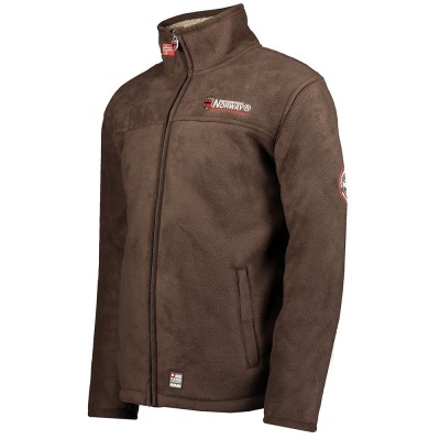 GEOGRAPHICAL NORWAY mikina pánská UBOLT s kožíškem