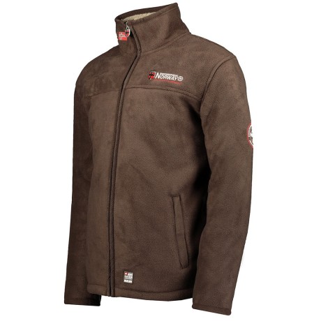 GEOGRAPHICAL NORWAY mikina pánská UBOLT s kožíškem