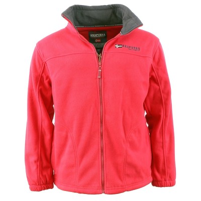 ANAPURNA fleecová mikina pánská URANIUM s kapucí v límci