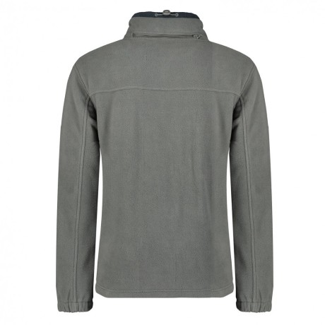 ANAPURNA fleecová mikina pánská URANIUM s kapucí v límci